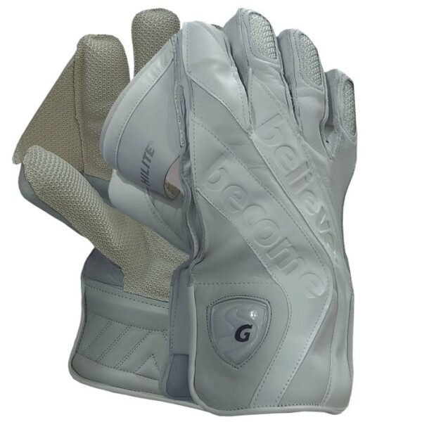 SG Hilite White Cricket Wicket Keeping Gloves Mens